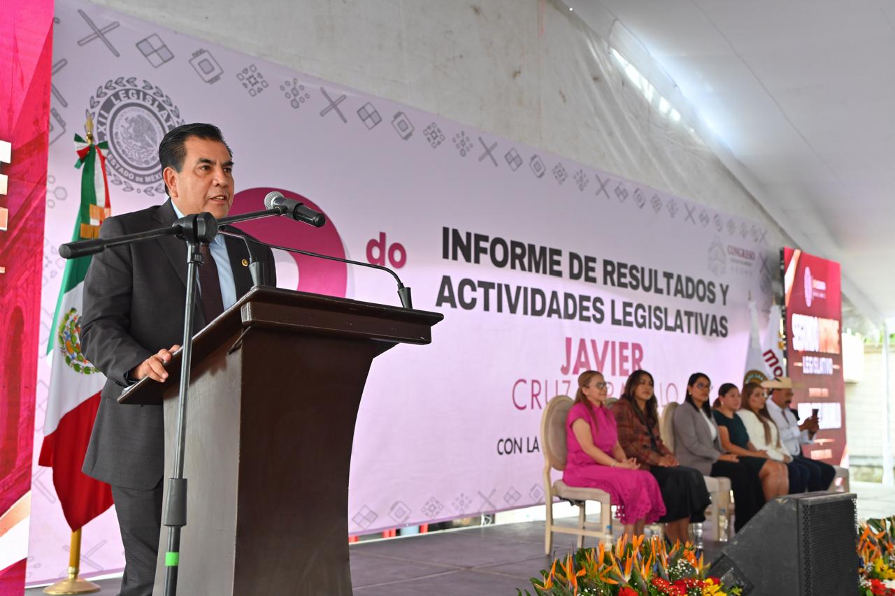 Rinde Javier Cruz Segundo Informe de Actividades Legislativas