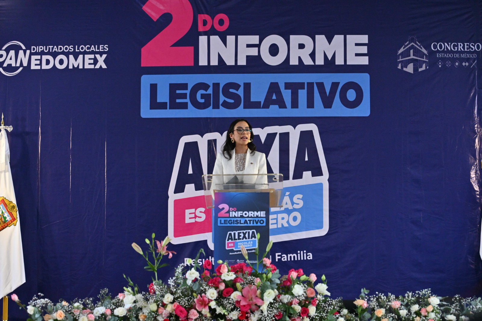 Alexia Dávila informa resultados del segundo año de gestión